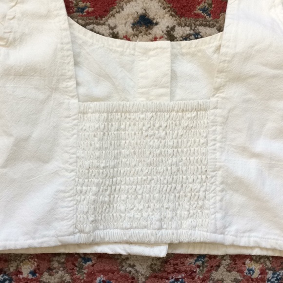 Free People Shoulder tie heavy cotton crop top - Picture 3 of 6